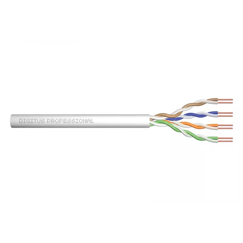 Cable de red Digitus Cat.5e U/UTP 100 m gris