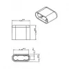 Tapa protectora para conector hembra DeLOCK 64008 USB Type-C negra