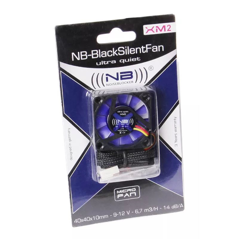 NOISEBLOCKER BlackSilentFan XM-2 40mm negro
