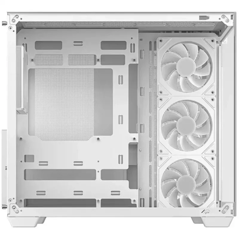 Carcasa de PC DeepCool CG530 4F WH Midi Tower blanca