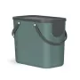 Rotho Albula contenedor para clasificación de residuos, 25 l, verde oscuro