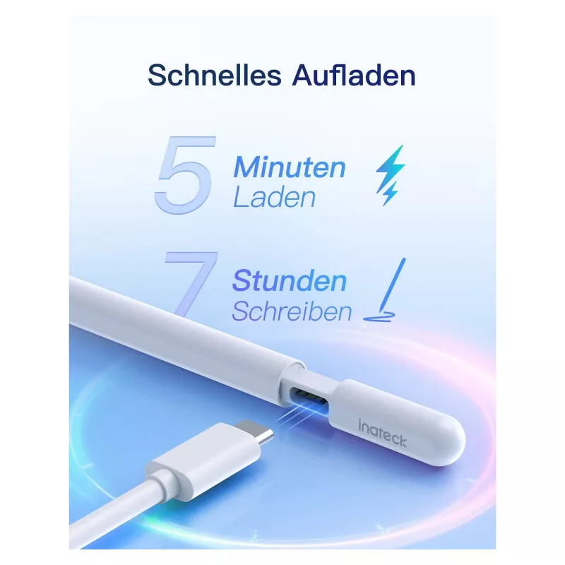 Stylus Pen Inateck PCL005_WHITE — compatible con iPad Pro, iPad Mini, iPad 6–10
