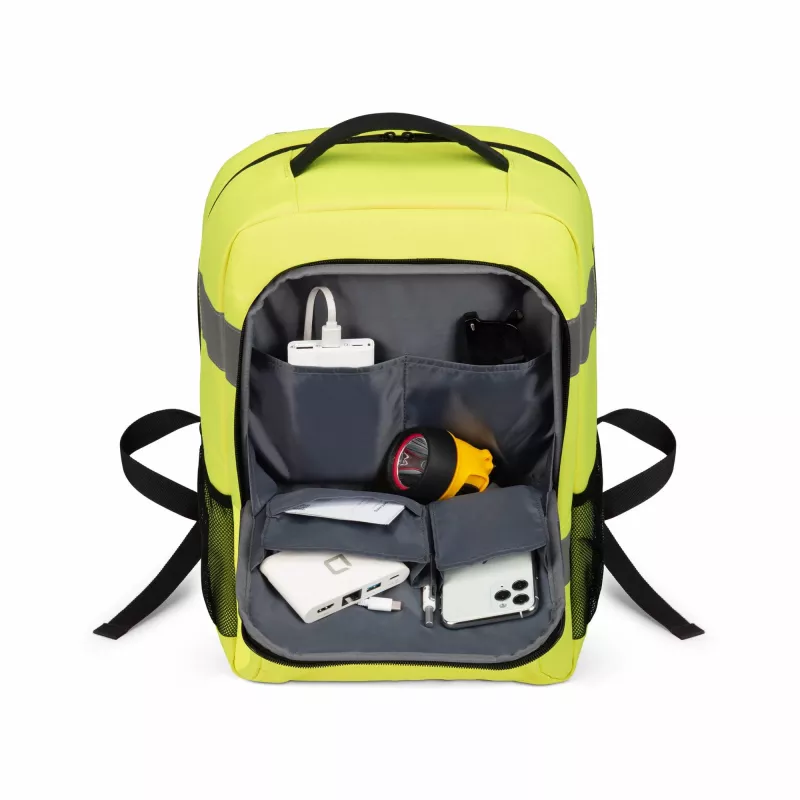 Mochila DICOTA P20471-17 Mochila negra gris amarilla
