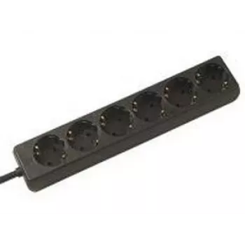 Regleta de alimentación Bachmann 381.141S 1.5m 6 tomas AC Negro