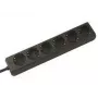 Regleta de alimentación Bachmann 381.141S 1.5m 6 tomas AC Negro