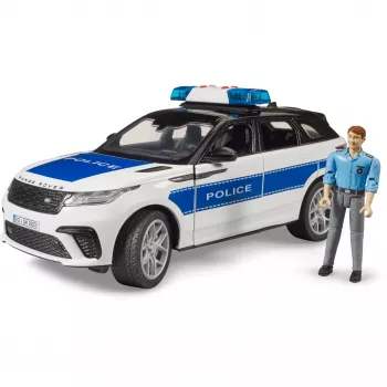 Vehículo Range Rover Velar Policía con figura