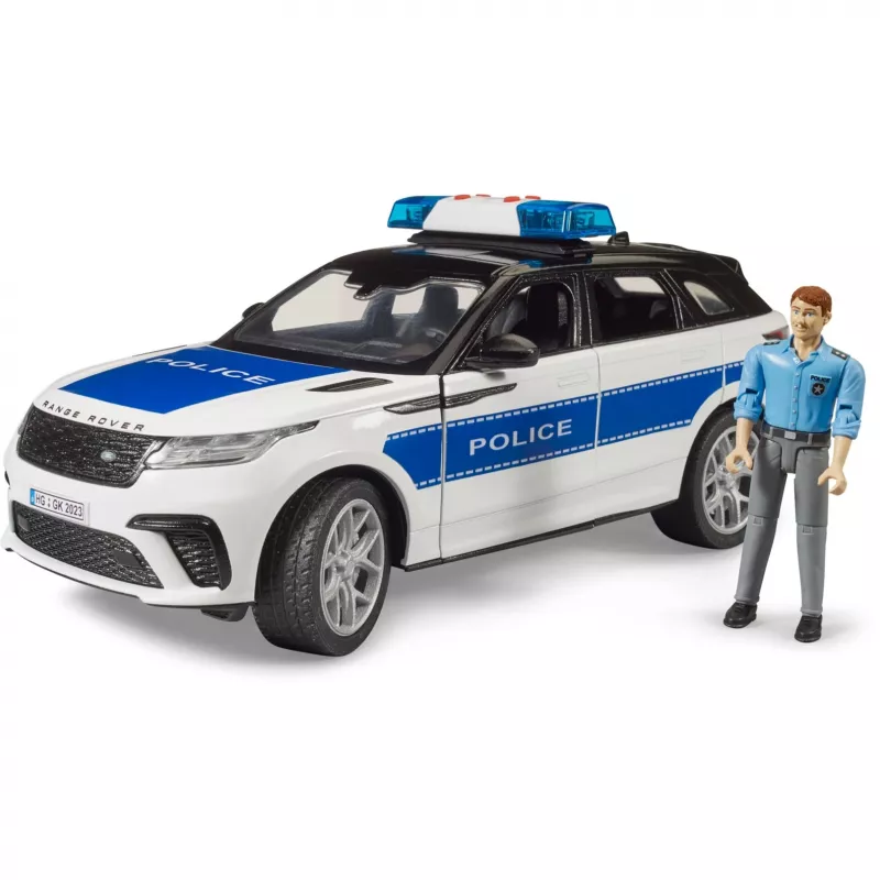 Vehículo Range Rover Velar Policía con figura