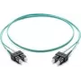 Corning Cable de parcheo de fibra óptica SC/SC OM3 50/125, 3 m, turquesa F575702T2Z20003M (F575702T2Z20003M)
