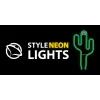Luz de neón MANTA SNL74GN Verde cactus — letrero de neón decorativo, modelo SNL74GN