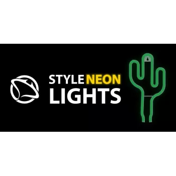 Luz de neón MANTA SNL74GN Verde cactus — letrero de neón decorativo, modelo SNL74GN