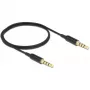 Cable de audio DeLOCK 66075 0,5 m 3,5 mm negro