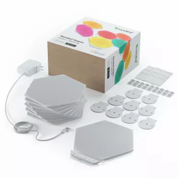 Nanoleaf HEXAGON SMARTER KIT paneles LED blanco 7 unidades