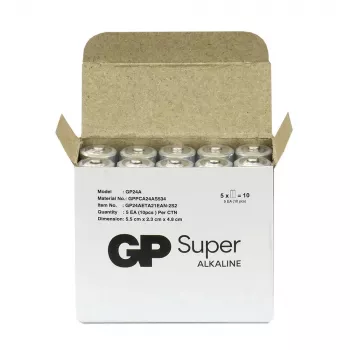 Pilas alcalinas AAA GP Battery SUPER 1,5V — pack de 10