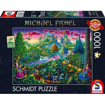 Michael Fishel: Mundo mágico de fantasía, Puzzle 1000 piezas