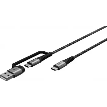 Wentronic 70277 cable para móvil plateado