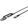Wentronic 70277 cable para móvil plateado