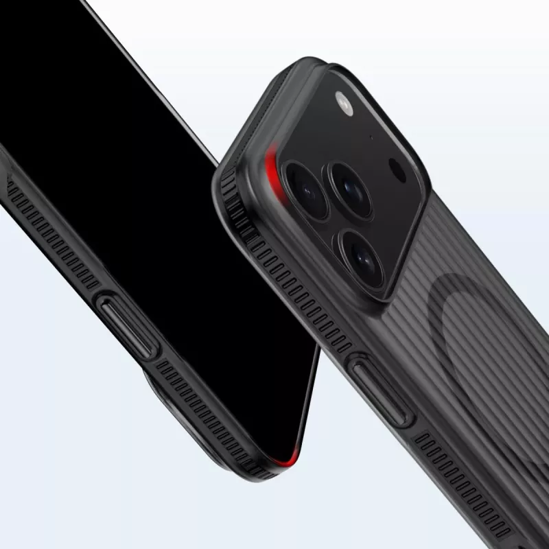 Funda de diseño 4smarts Aero para iPhone 17 Pro Max, negro (541642)