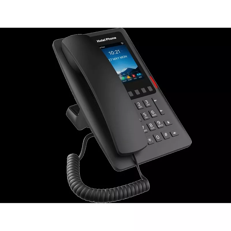 Teléfono IP Fanvil H6W negro WLAN Bluetooth – teléfono de sobremesa VoIP Fanvil H6W negro con WLAN y Bluetooth