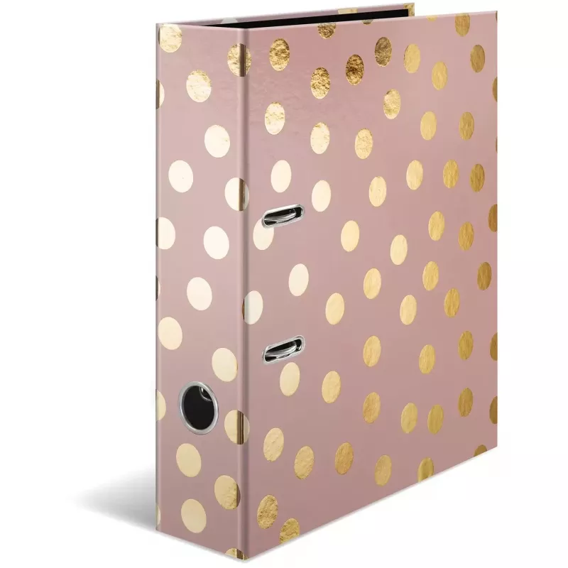 Archivador de anillas HERMA 7057 A4 oro rosa