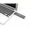 Delock - carcasa para almacenamiento - carcasa externa para SSD M.2 NVME PCIe o SSD SATA con conector macho USB 10 Gbps Type-A - M.2 - tarjeta M.2 NVMe / SATA 6Gb/s - USB