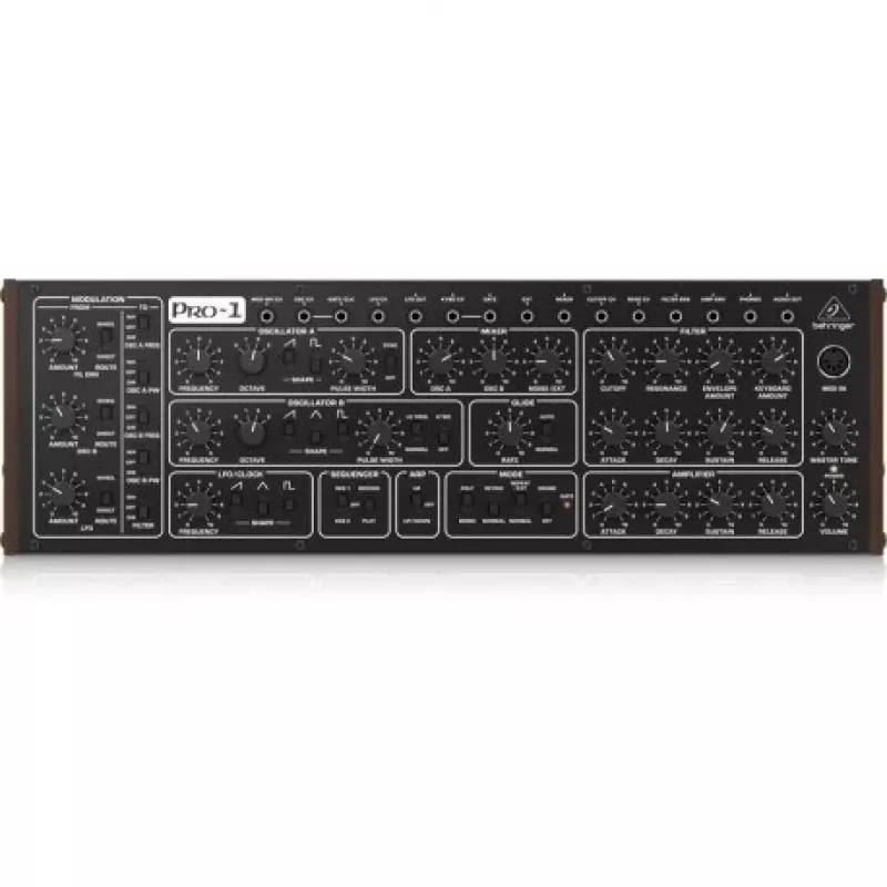 Sintetizador analógico Behringer PRO-1 monofónico con teclado de 37 teclas