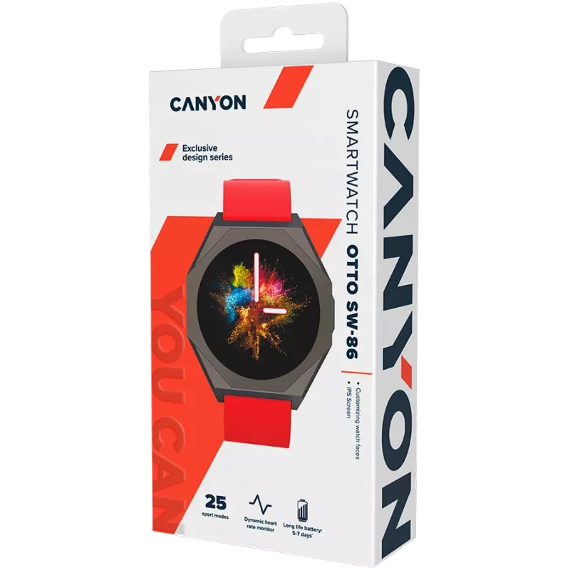 Smartwatch CANYON Otto SW-86 rojo