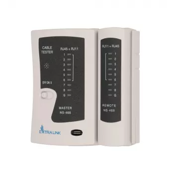 Comprobador de cables Extralink, RJ45 RJ11