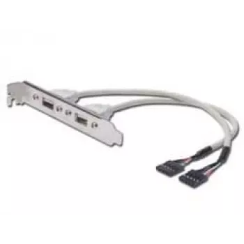 Cable con placa de ranura USB Digitus AK-300301-002-E