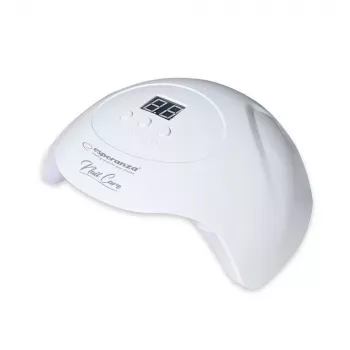 Secador de uñas ESPERANZA EBN010 36W UV+LED, 15 lámparas, blanco, pantalla integrada, sensor de movimiento