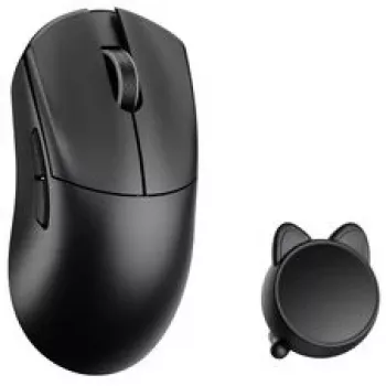 Ratón gaming WLMOUSE HUAN, interruptores ópticos Omron - negro (HUAN-BLACK-O)