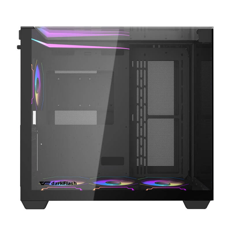 Caja para ordenador Darkflash TH285 (negra) + 4 ventiladores