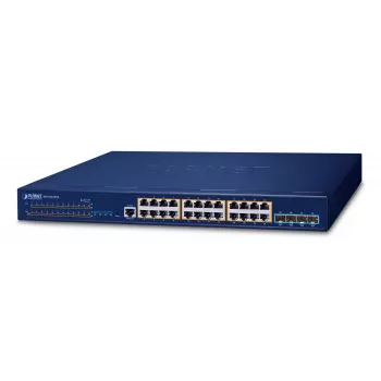 Switch gestionado PLANET Layer 3 24 puertos 10/100/1000T Gigabit Ethernet 1U