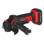 Amoladora angular YATO YT-82826, 18V Li-Ion 2Ah, disco de 125 mm, 10.000 rpm, rosca M14, carcasa de protección ajustable sin herramientas