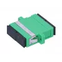 Adaptador Extralink SC/APC dúplex, monomodo, verde