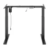 Ergo Office Escritorio eléctrico regulable en altura, Gris, Altura máx. 123 cm, 80 kg - sin tablero, para trabajar de pie y sentado, ER-433