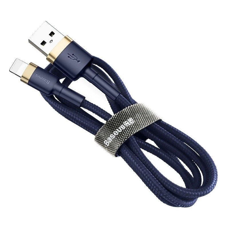 Cable Lightning Baseus CALKLF-CV3 2 m Azul Oro