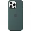 Funda de silicona con MagSafe para iPhone 16 Pro Max - Verde mar