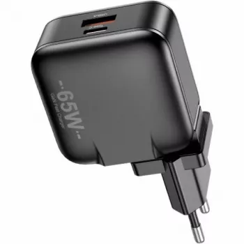 Cargador GaN 65W USB+USB -C EU+US