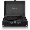 Tocadiscos con accionamiento por correa Lenco TT-115 Negro – tocadiscos portátil tipo maletín, Bluetooth 5.0, grabación por USB, 33/45/78 rpm