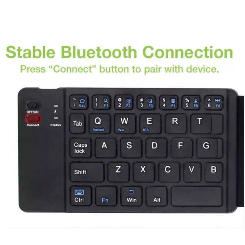 Teclado inalámbrico plegable Bluetooth 3.0