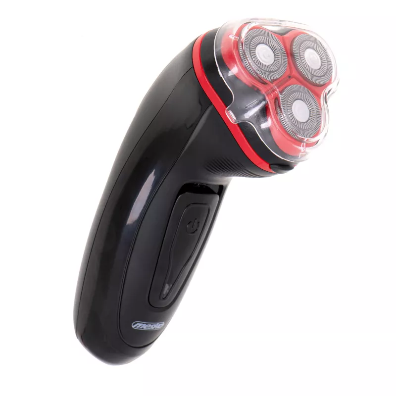 Afeitadora rotativa para hombre Mesko MS 2926 con recortadora negra, roja