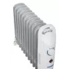 Mesko MS 7806 Radiador eléctrico de aceite, para interior, Blanco, 1200 W