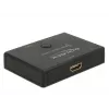 DeLock conmutador HDMI 2 - 1 bidireccional 4K 60 Hz - conmutador de vídeo/audio - 2 x HDMI - sobremesa