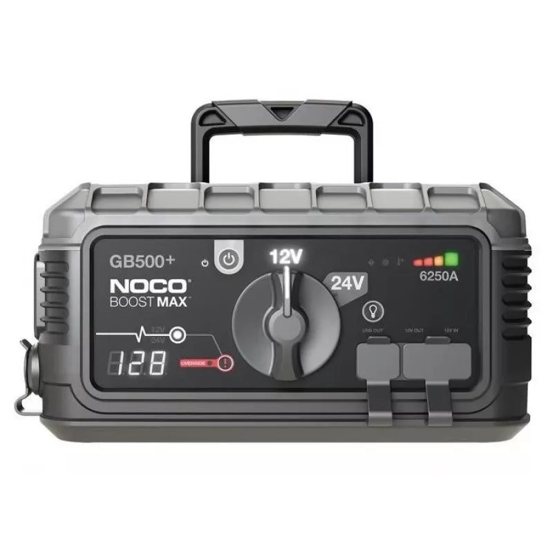 Arrancador NOCO GB500 6250A 12V/24V, booster de batería portátil para automóviles y vehículos industriales