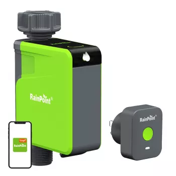 Control de riego RainPoint HTV107B+HWG009WB 1 zona control por app