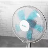 Cecotec EnergySilence 530 Power Connected | Ventilador de pie | Blanco | Diámetro 40 cm | Número de velocidades 3 | Oscilación | 50 W | Mando a distancia
