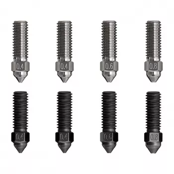 Set de recambio de boquillas Creality 3D 4008030052 8 uds. negro plata