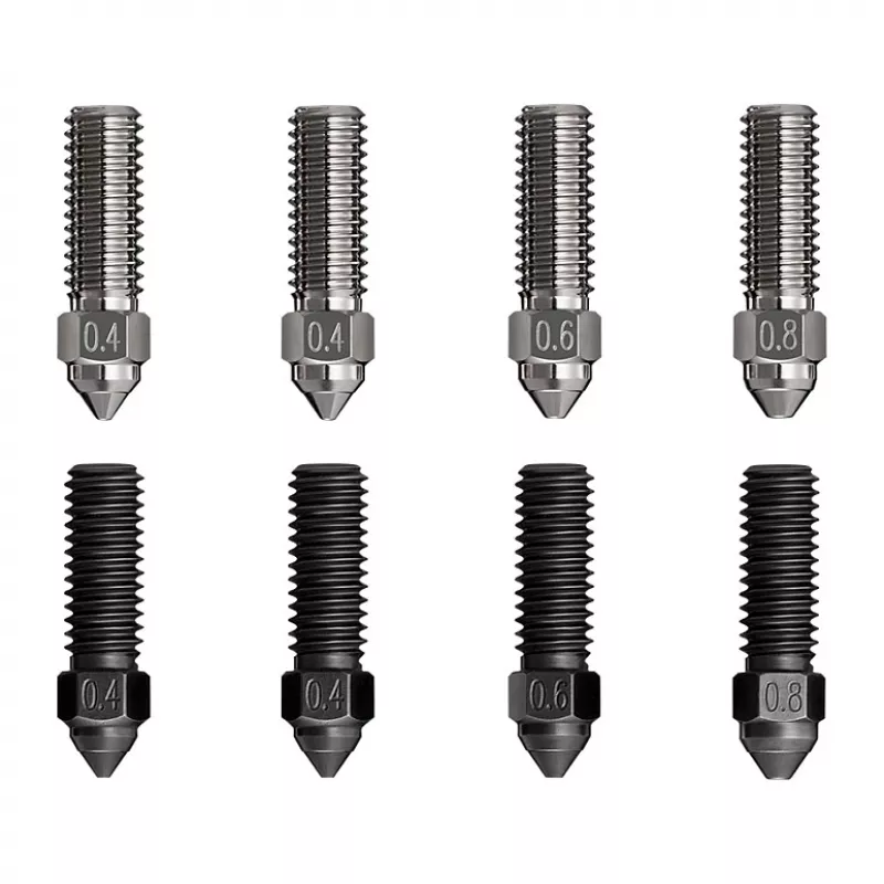 Set de recambio de boquillas Creality 3D 4008030052 8 uds. negro plata