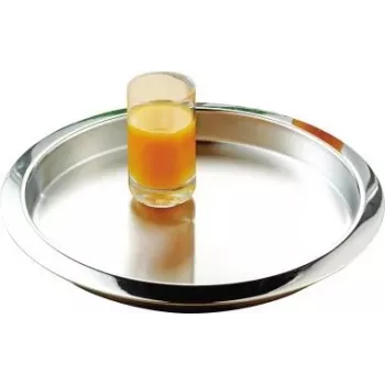 Bandeja de servir Esmeyer VENGA 307-009 35 cm redonda acero inoxidable