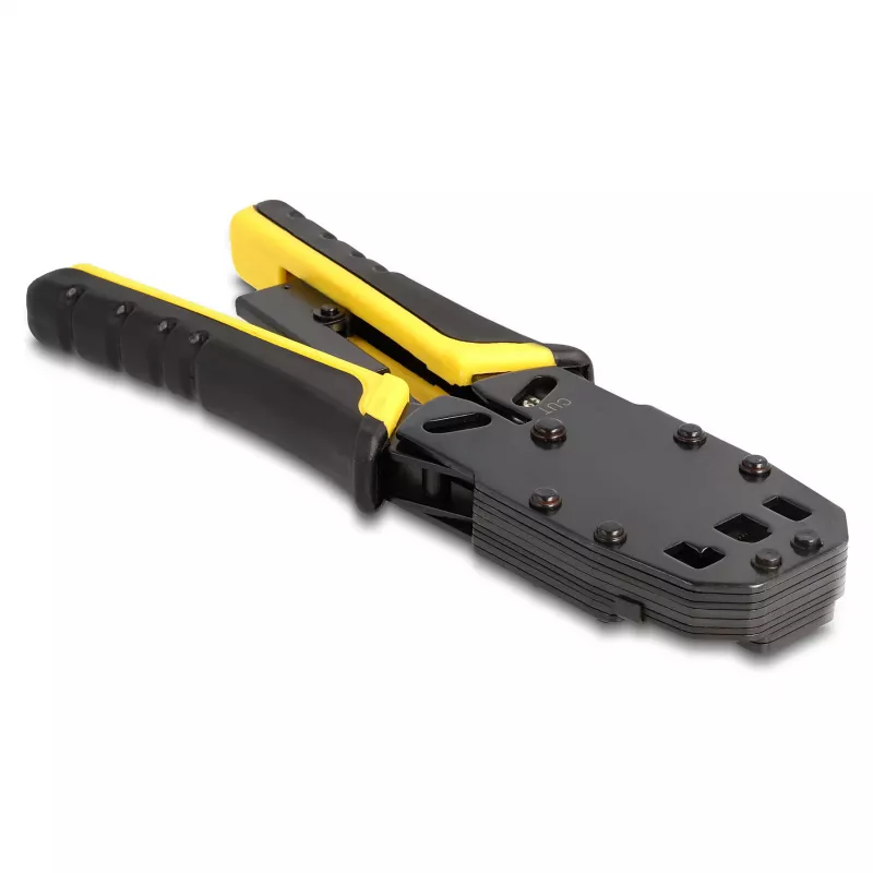 DeLOCK crimpadora universal con pelacables para conectores modulares 10P 8P 6P 4P